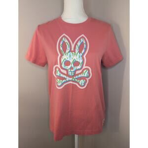 Psycho Bunny pink bunny logo t-shirt sz 3 (sm)